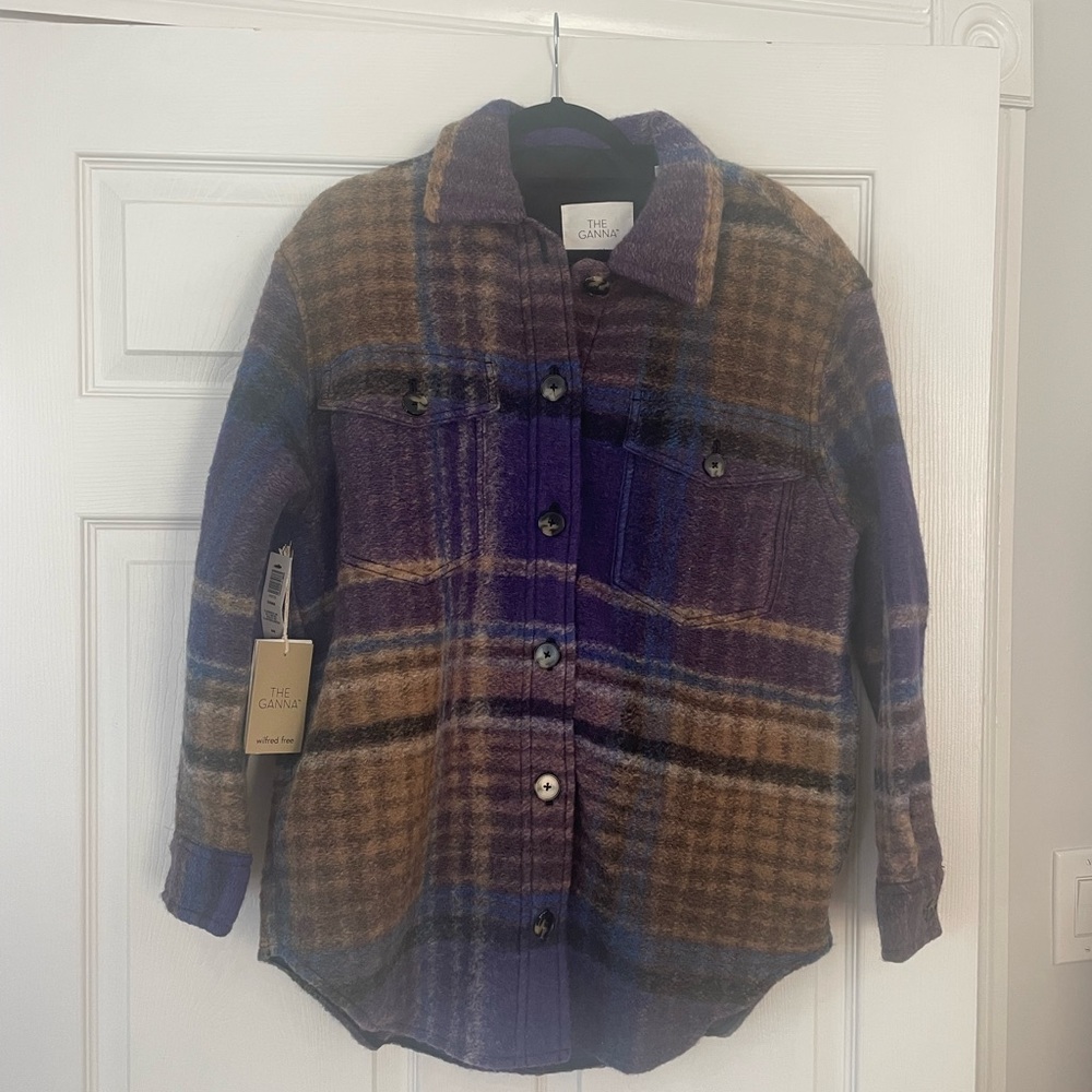 Aritzia Plaid Ganna Jacket Size M